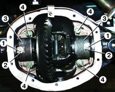 Снятие главной передачи на ГАЗ 3110